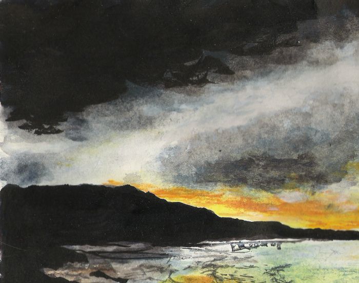 Aquarelle :