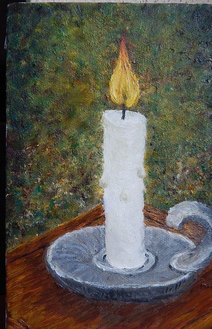huile sur toile (14 X 22.5) 2022 10 19